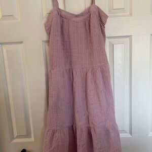 Universal Thread Lavender Tiered Spaghetti Strap Casual Dress